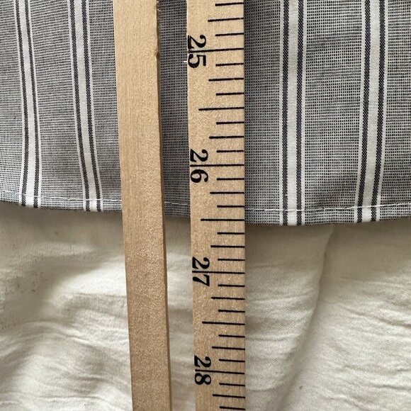 Express 1MX Extra Slim Fit Stretch Cotton Casual Dress Shirt Sz S 14-14.5 Gray - Picture 7 of 8